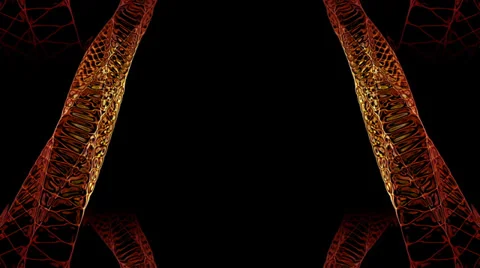 Gold Tentacles Loop 스톡 동영상 32533688