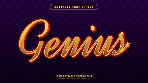 Gold text effect editable shiny gold color text style on dark textured back.. Stock Illustration