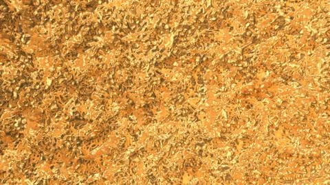 Gold texture background. 3d illustration, 3d rendering. Stock Illustration