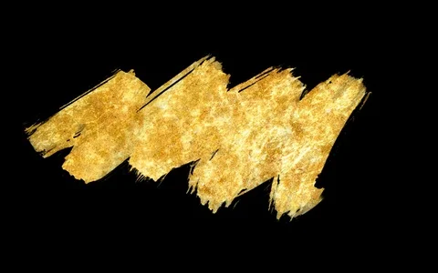 Gold Texture Paint Stain. Video stock 76729126