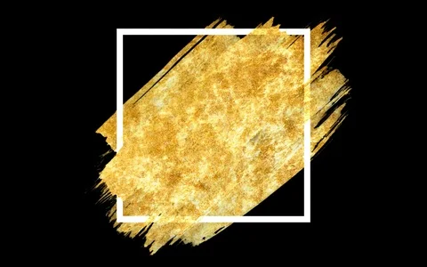 Gold Texture Paint Stain. Video stock 76729140