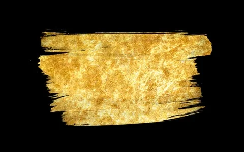 Gold Texture Paint Stain. Video stock 76729206