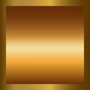 Gold texture square golden frame Stock Illustration