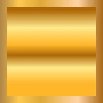 Gold texture square golden frame Illustrazione stock