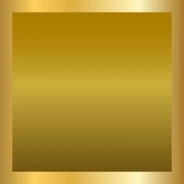 Gold texture square golden frame Stock Illustration