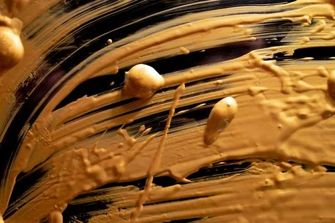 Gold texture used as background Stock Photos