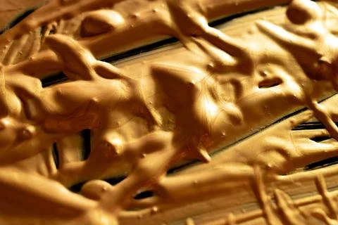Gold texture used as background Foto stock