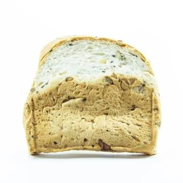 Gold texture on whole grain bread Stock Photos