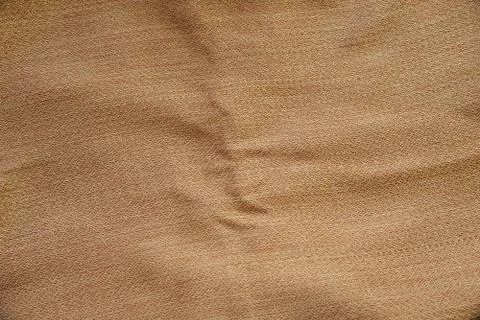 Gold thread on the fabric texture for background Stock Photos