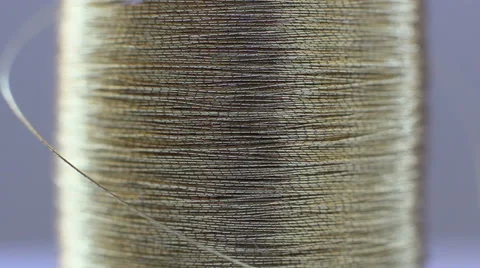 Gold Threads Stock Footage 43206033