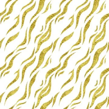 Gold tiger pattern 스톡 일러스트