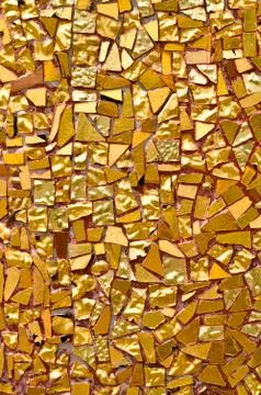 Gold tile background Stock Photos