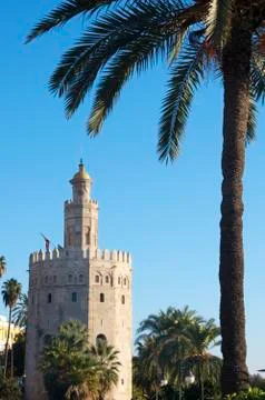 Gold tower 스톡 사진