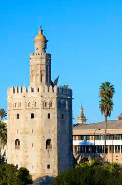 Gold tower Stock Photos