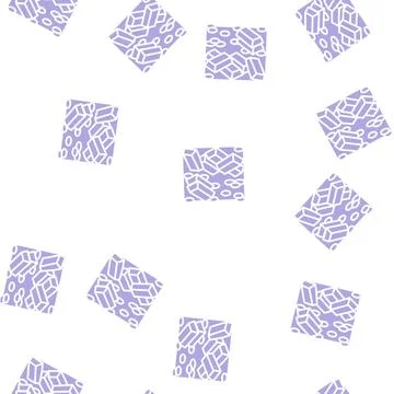 Gold treasure glyph seamless pattern Stock Illustration
