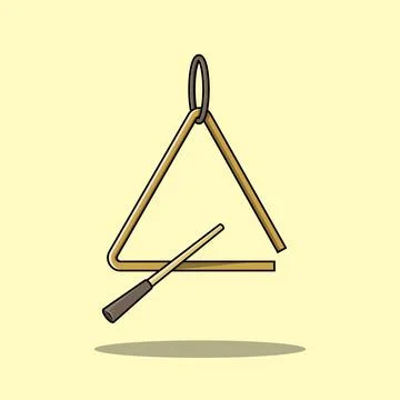 Gold Triangle Stock Illustration