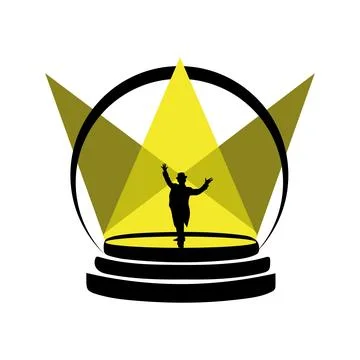 Gold triangle men combination mark modern logo design vector suitable logo desig Stock Illustration
