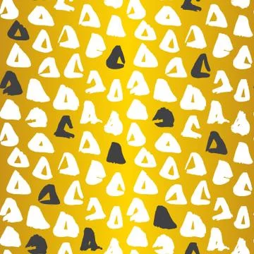Gold Triangle Seamless Pattern Illustrazione stock