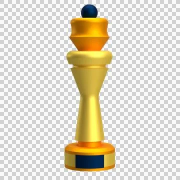 Gold Trophy Award 3D Icon Illustration Stock-Illustration