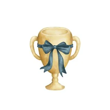 Gold trophy illustration Stock-Illustration