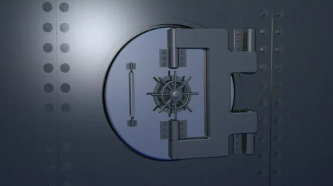 Gold vault dollar Video stock 70209