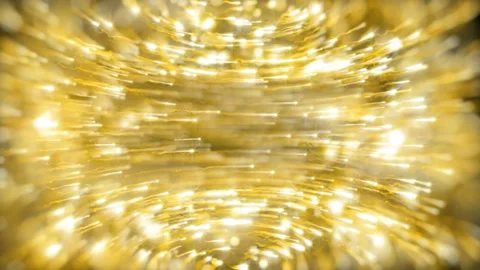 Gold Vortex particles in a 3D animation Stock Footage 233747239