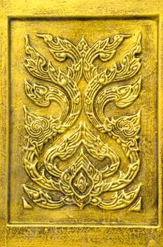 Gold wall Stock Photos