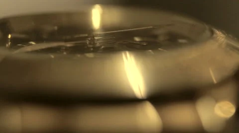 Gold Watch Macro 1 Stock Footage 54359181