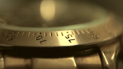 Gold Watch Macro 3 Stock Footage 54359257
