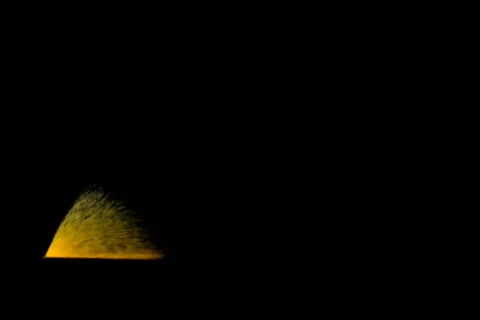 Gold water spray effect  Stock Footage 562498