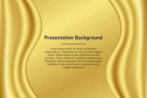 Gold wave background Stock Illustration