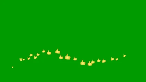 Gold like wave green Stock Footage 204780335