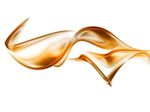 Gold wave Stock Illustration