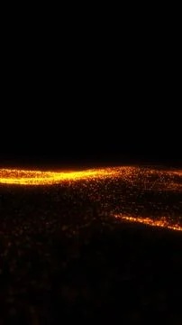 Gold Wave Stock Illustration