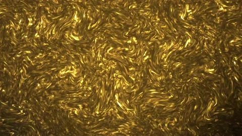 Gold Wave liquid background, Stock footage Stock Footage 155473501
