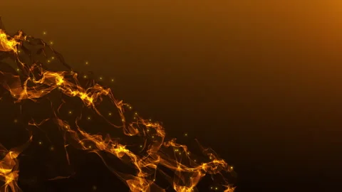 Gold Waves Copy Space Stock Footage 156036801