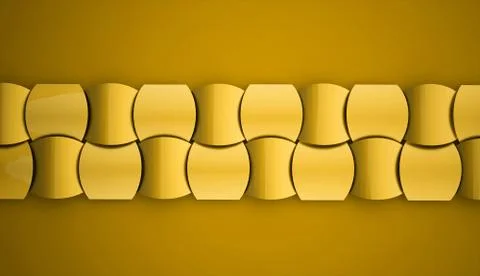Gold waves elegance background rendered Stock Illustration