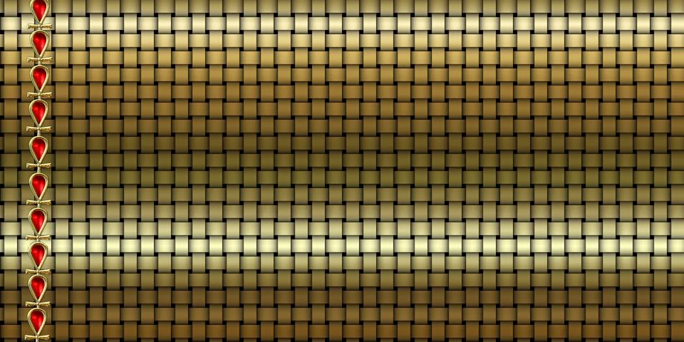 Gold weave Stock Illustration