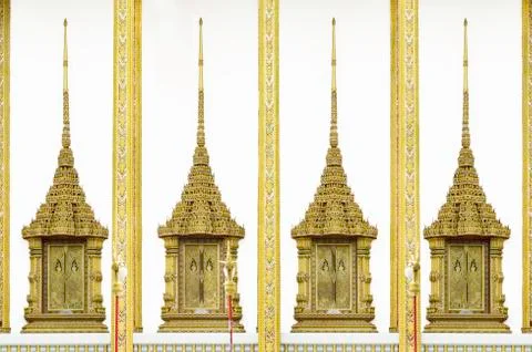 Gold windows Stock Photos