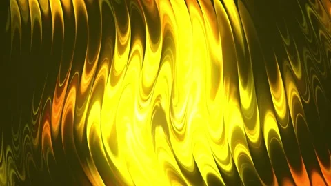 Gold yellow abstract background technology neon rays glowing lines tunnel, HD Video stock 296288315