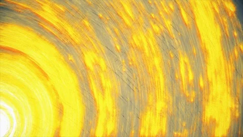 Gold Yellow Abstract Energy Vortex Motion Background Vibrant Spiral Loop Stock Footage 340197894