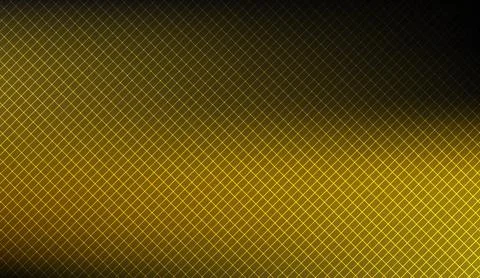 Golden abstract background with diagonal grid lines and dark vignette effect Stock Illustration