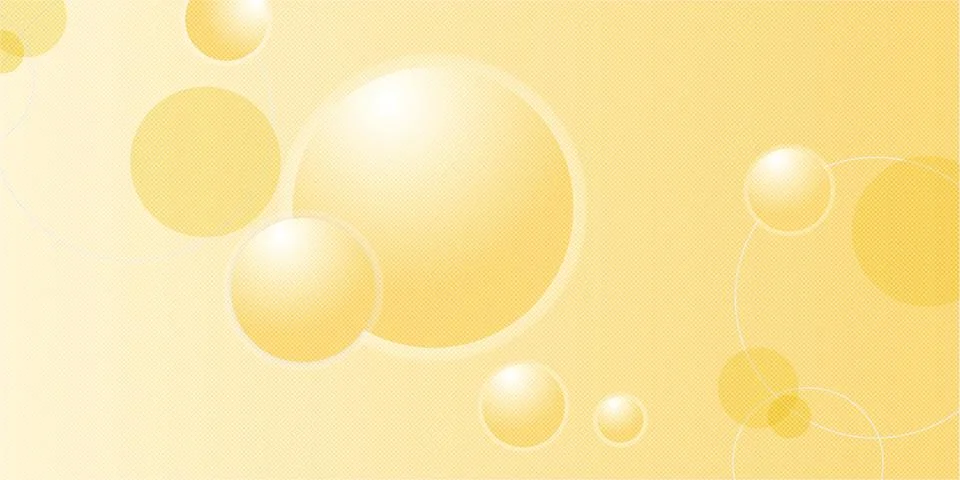Golden abstract background with soft bubbles and glowing circles for modern Stockillustratie