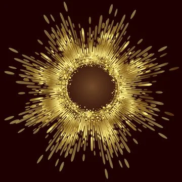 Golden Abstract background vector, Abstract Background Stock Illustration
