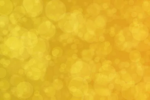 Golden abstract defocused background, circle shape bokeh pattern. Stock Illustration