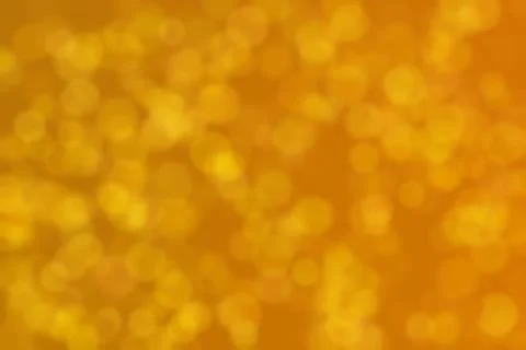 Golden abstract defocused background, circle shape bokeh pattern. Stock Illustration