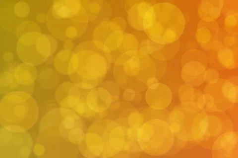 Golden abstract defocused background, circle shape bokeh pattern. 库存插图