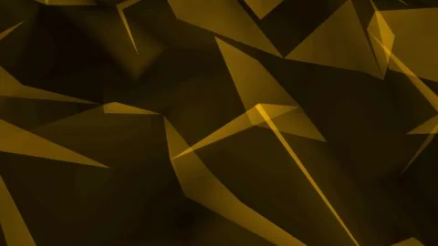 Golden Abstract Geometric Background Stock Footage 288062139