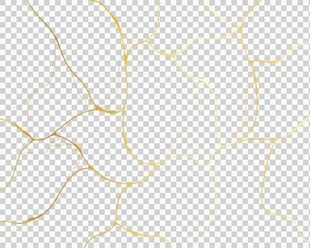 Golden abstract lines on white background for design and decoration purpose.. Stock Illustration