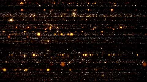 Golden Abstract Particle Rain - Falling Soft Glow Bokeh Stock-Footage 50156896